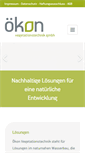 Mobile Screenshot of oekon-vegetationstechnik.de